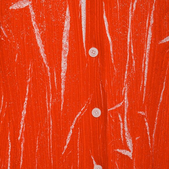 Issey Miyake Archival Red White Crinkle Texture Jacket - Picture 7 of 10